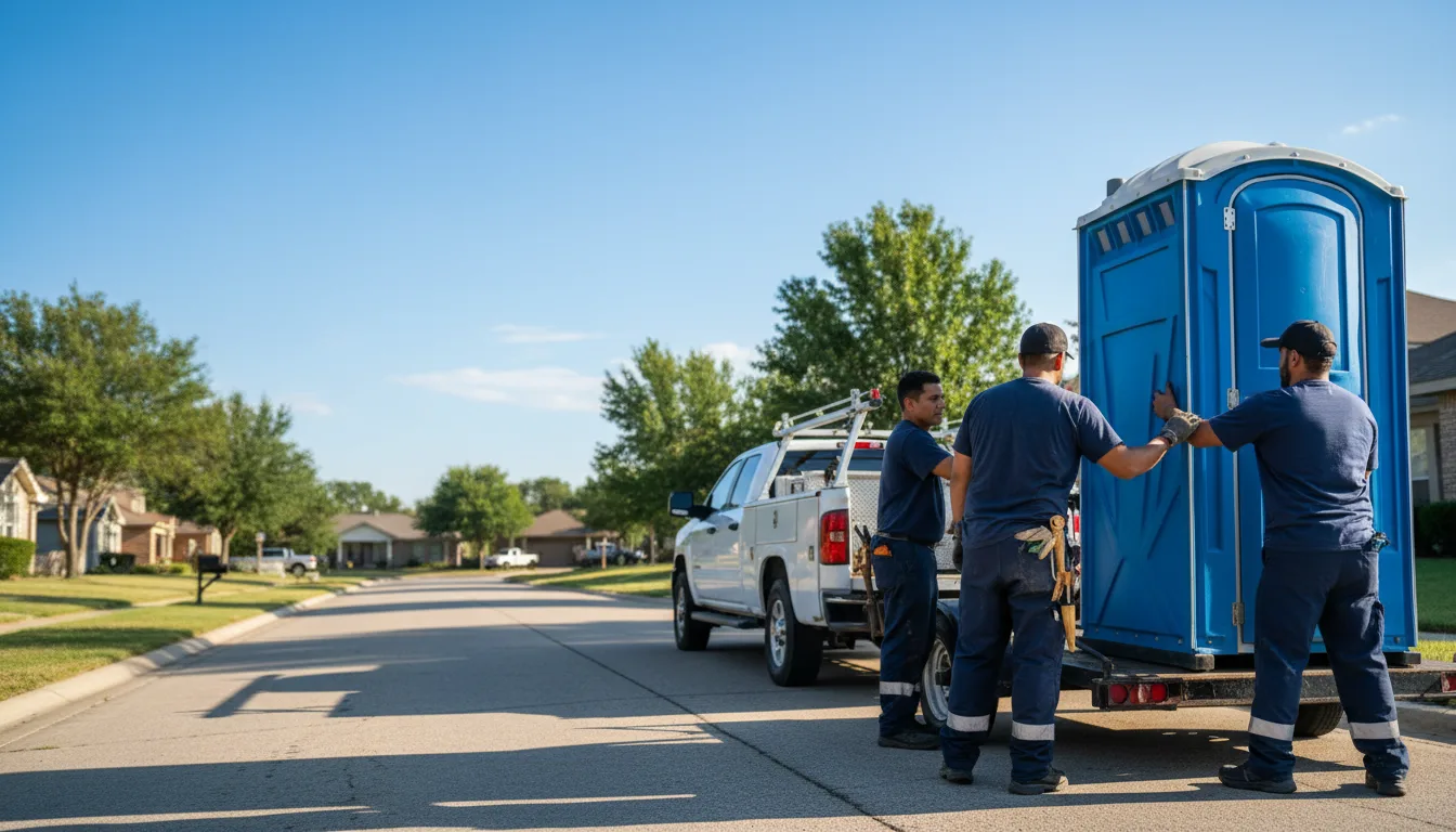 Portable Toilet Rental in Bedias, TX near me